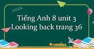 Tiếng Anh Lớp 8 Trang 36